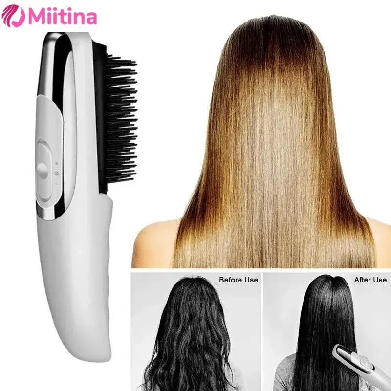 Novo pente de massagem elétrica anti perda de cabelo cabeça meridiano massagem artefato totalmente automático fototerapia profissional massagem do couro cabeludo