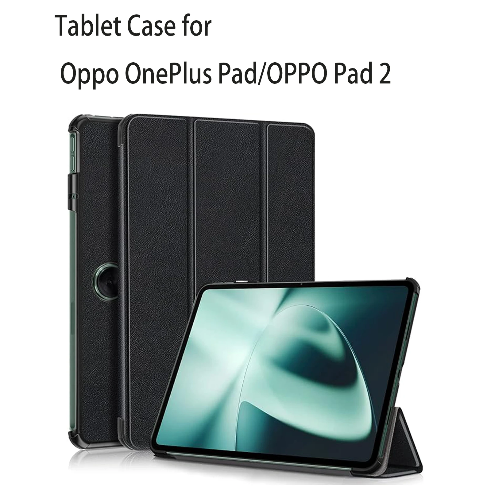 Tablet Case for Oppo OnePlus Pad/OPPO Pad 2 11.6inch Protective Cover Smart Wake up function(PU Leather Material,Shockproof)