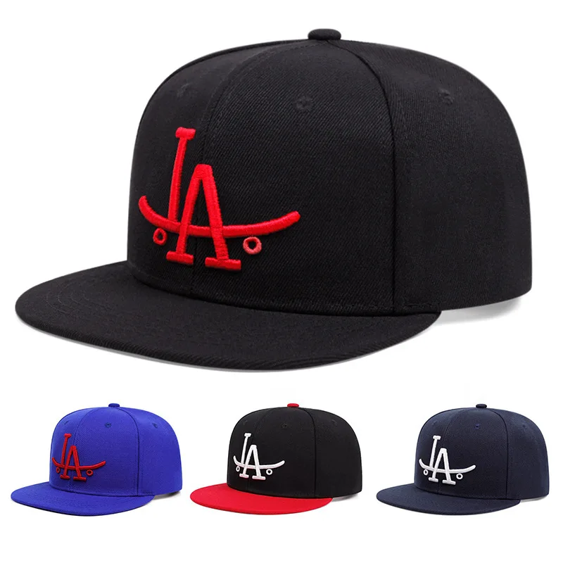 

High Quality Snapback Hat Embroidery Hip Hop Flat Brim Fitted Hat Baseball Cap