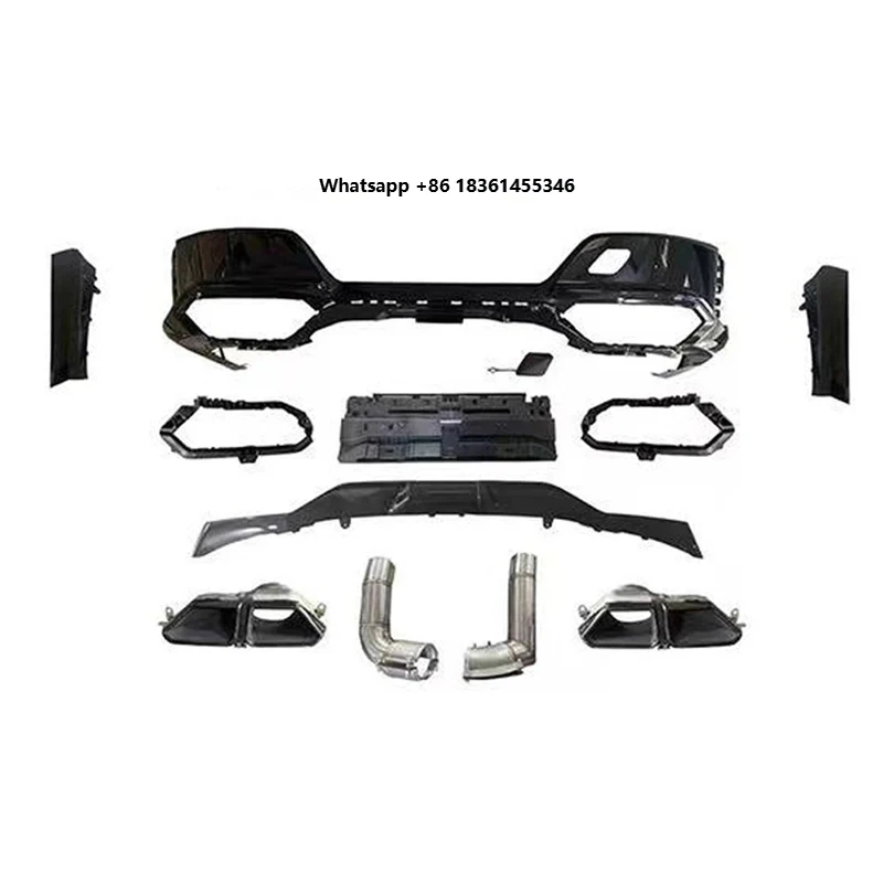 

For G70 Upgrade to 760 M Sport Style Front Bumper Lip Rear Diffuser Side Skirts for 2023 735 740 Car Small Body Kit