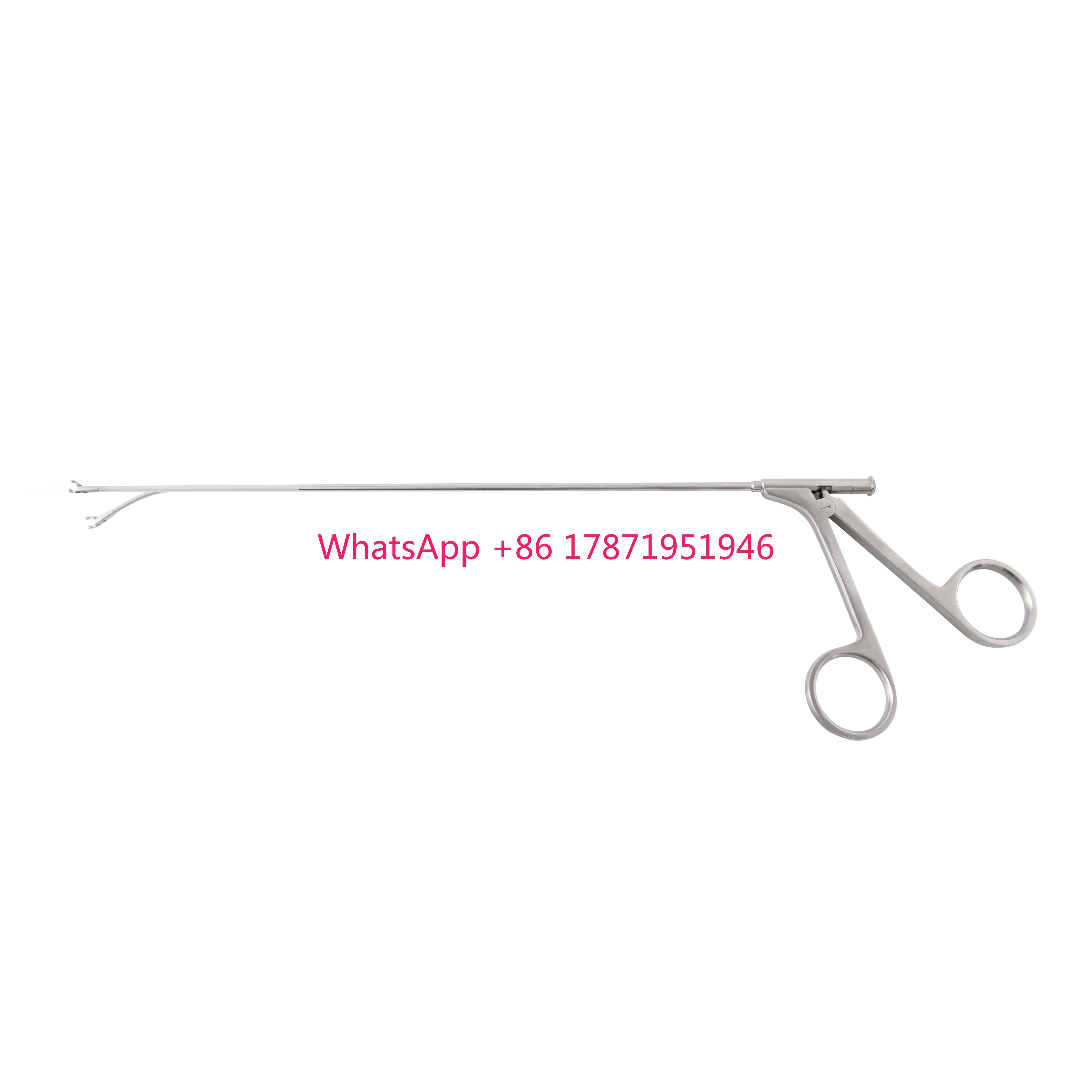 laryngoscope Instruments Electric Metal flexible micro laryngeal forceps scissors for ENT  throat Endoscopy Surgery