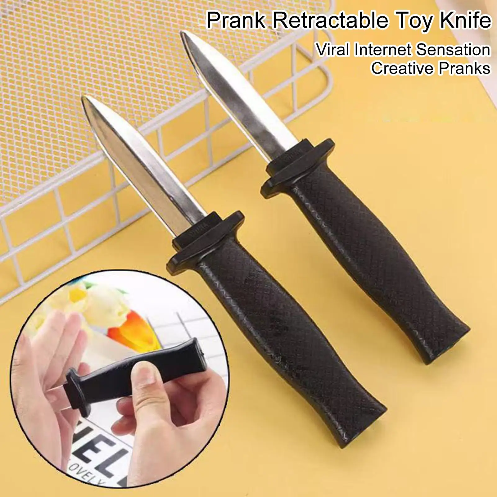 القاطع وهمية قابل للسحب وهمية القاطع زي المهر المزحة الكمامة لعبة لكذبة أبريل حفلة مرحلة عطلة الأحداث الاحتفالات فستان