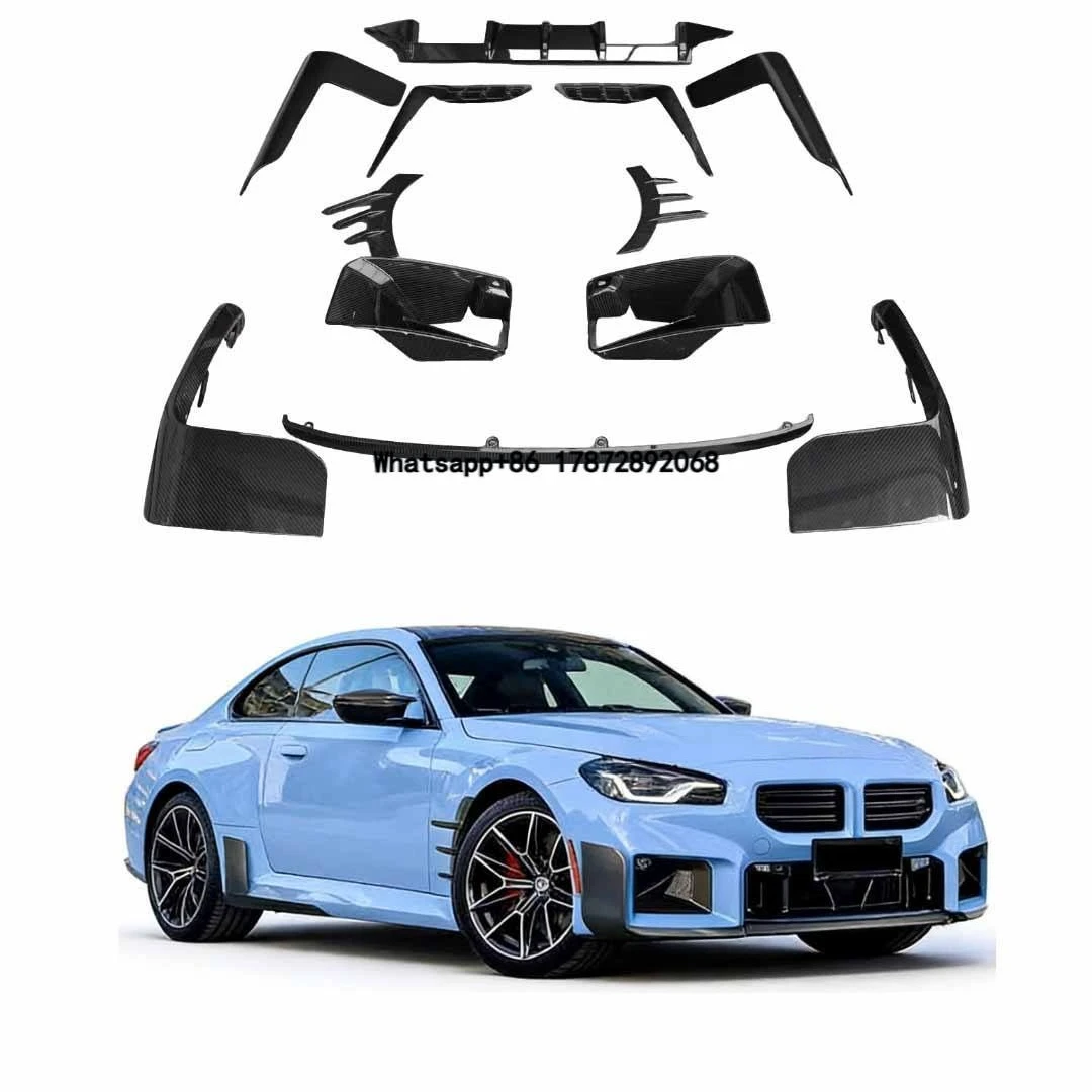 Perfectly Adapts for  M2 G87 Upgraded and Modified MP Style High-quality Dry Carbon Material Body Kit Car Bumper