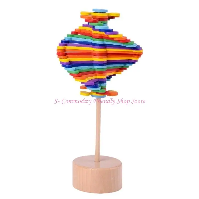 

85AE Creativity Helicone Rotating Lollipop Educational Toy for Children Adult Home Office Stress Relief Toy Gifts