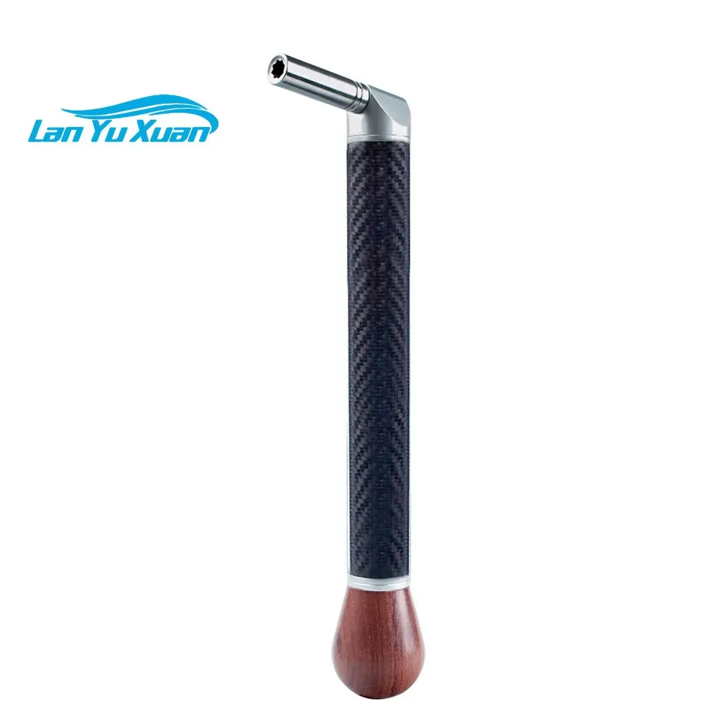 NAOMI Professional Piano Tuning Hammer Octagonal Core Stainless Steel Hammer Carbon Fiber Handle W/ Rosewood Ball