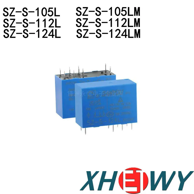 SZ-S-105L SZ-S-112L SZ-S-124L SZ-S-124LM SZ-S-112LM SZ-S-105LM 16A relay replaces SMIH-24VDC-SL-C HRM2H-S-DC24V-C 5VDC 12VDC