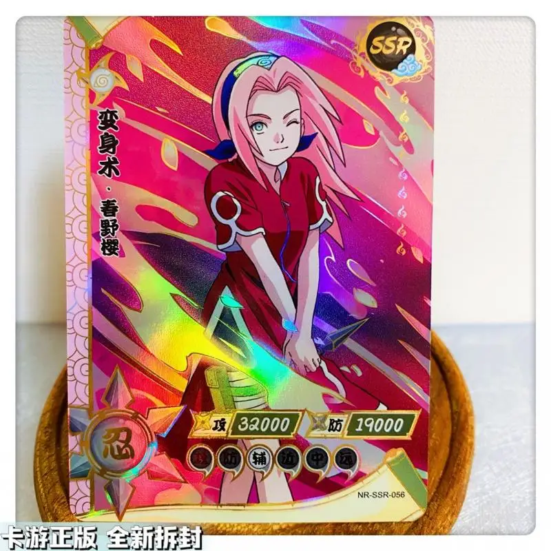 Kayou Naruto Haruno Sakura Tsunade Cartoon Anime Character Ssr55-80 Collection Card Board Game Toys Card Christmas Birthday Gift