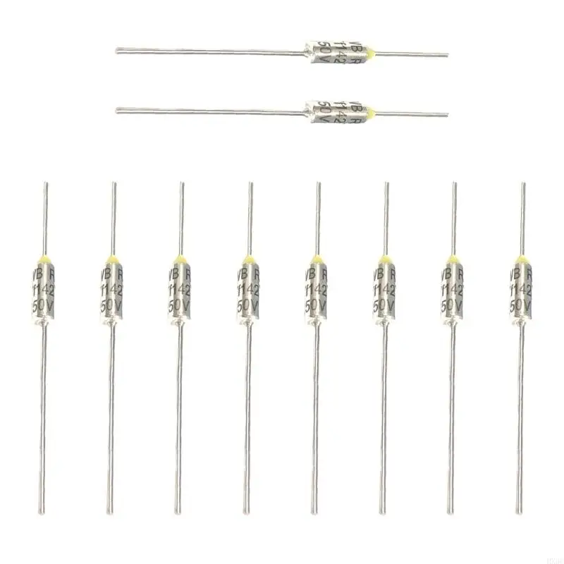 Pacote 10 pontos corte térmicos metal fusíveis térmicos para transformar o motor Electric Industrial Metal Metal Cask