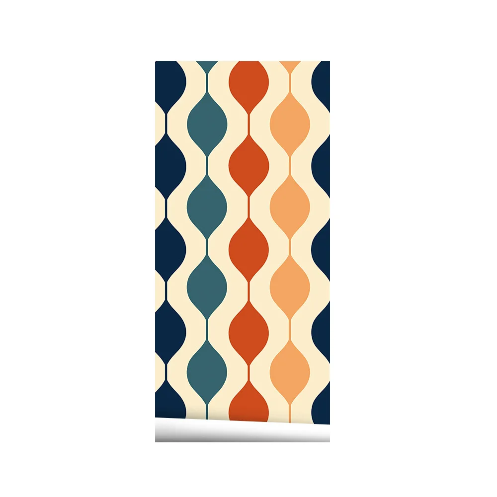 

Полосатые обои геометрического цвета, украшение для дома, контактная бумага для шкафа, самоклеящаяся виниловая полка, вкладыш для ящика, рулон