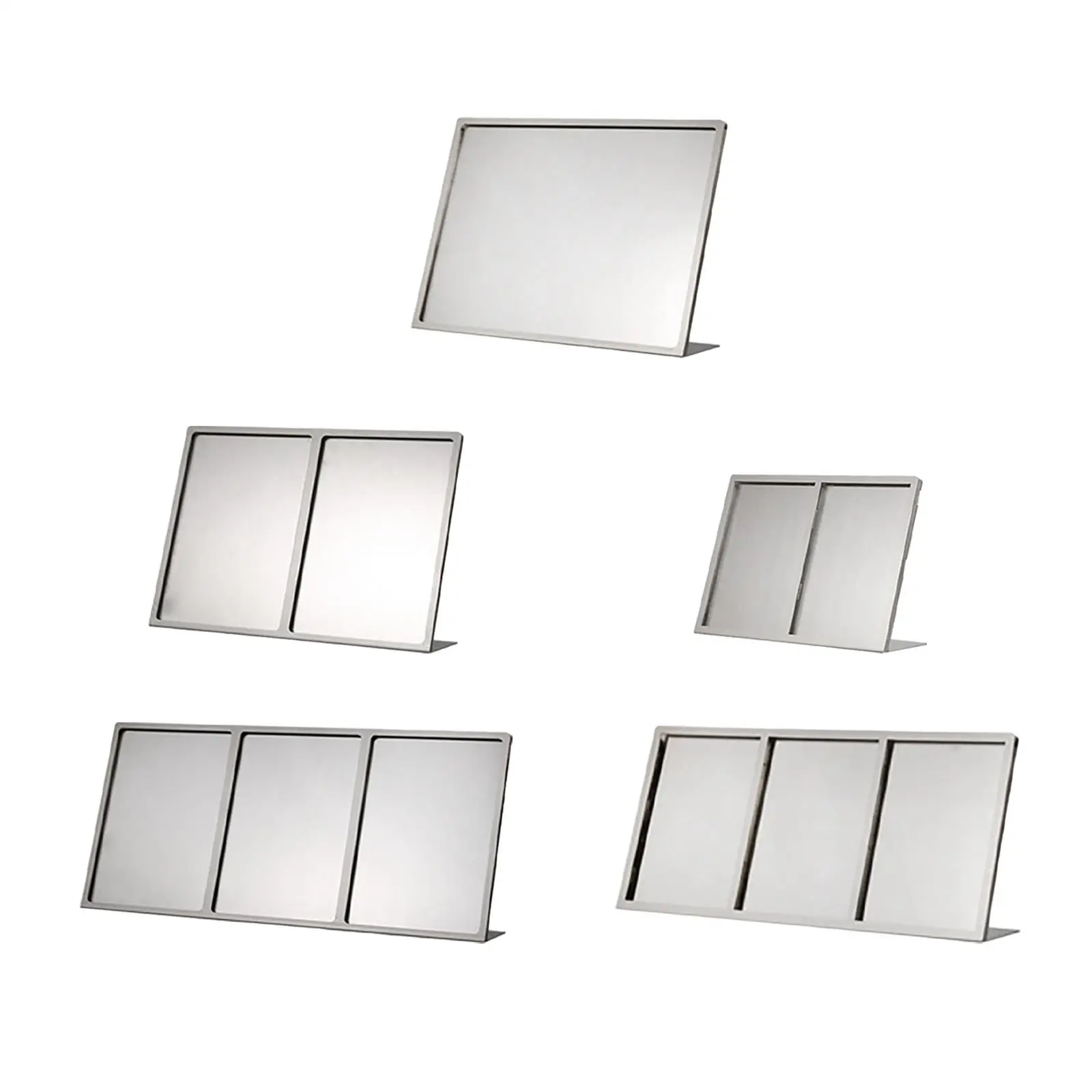 L Shape Sign Holder,Menu Display Stand Price Display Board,Flyer Display Menu Card Holder Table Sign Stand for Office Store