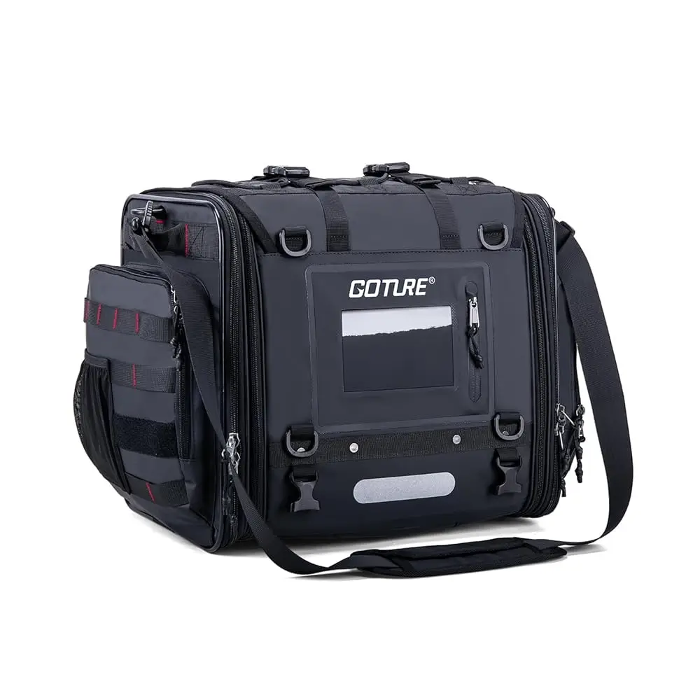 

Free Shipping 50L-70L Expandable Motorcycle Tail Bag, 1000D High-Tenacity Abrasion-Resistant Motorcycle Luggage Bag, Water-Repel