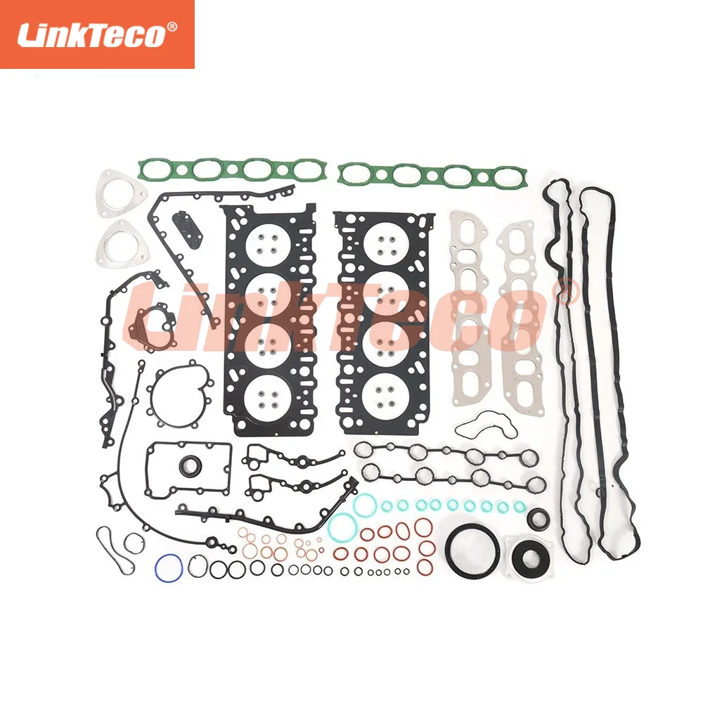 Engine Part Piston & Ring Kit Full Gasket Set Fit 4.5 L T V8 GAS M48.00 M48.50 For Porsche Cayenne 4.5L 4.5T 03-07 94810303164
