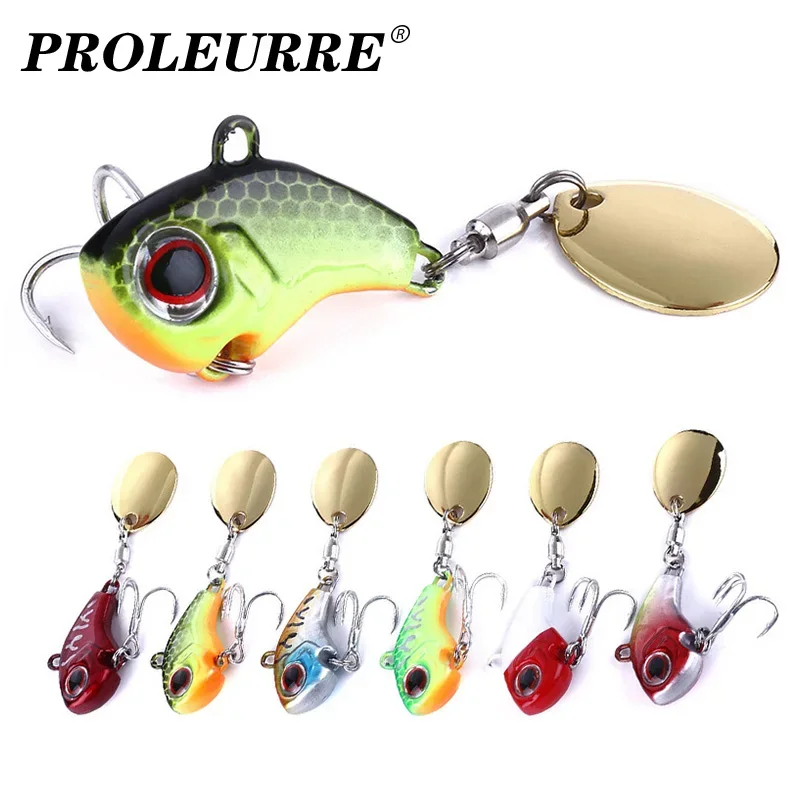 

1 Pc Metal VIB Spinner Vibration Fishing Lure 9g 16g 21g Rotating Spoon Tail Artificial Bait Sinking Swimbait Crankbait Pesca