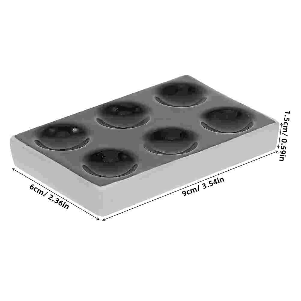 Placa de reacción de cerámica, placas puntuales de porcelana para experimentos, cerámica, prueba química, 3 uds.