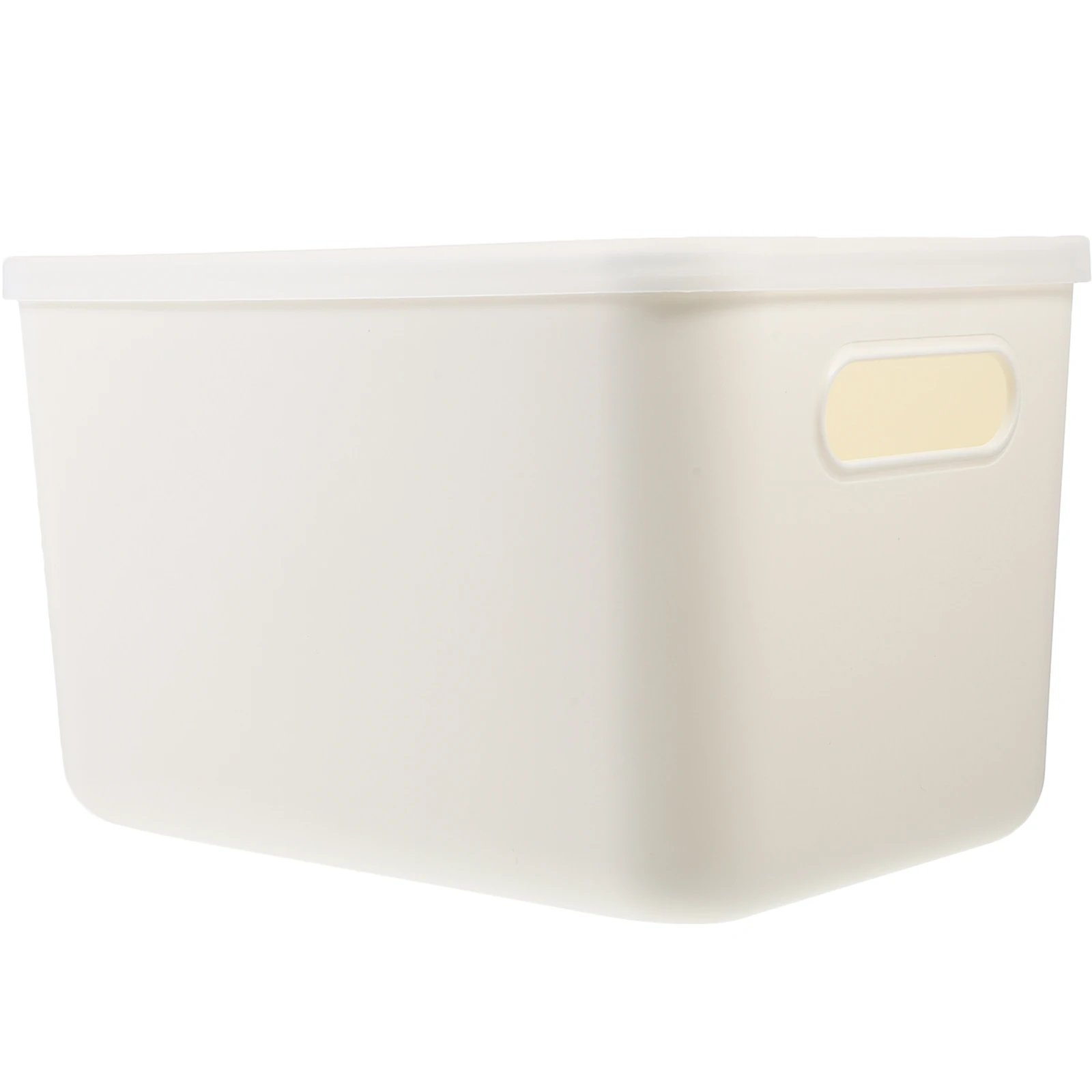 

White Storage Box Lid for Home ganization Large Capacity Desktop ganizer Compact Size Easy Clean Multi functional Decorative