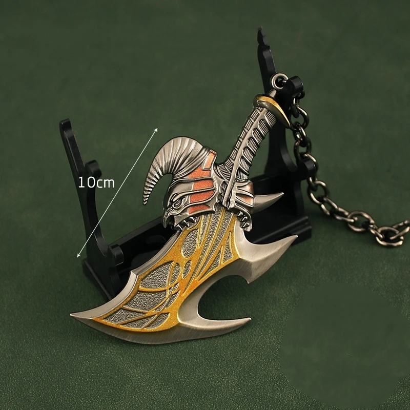 Axe and God of War Keychain Kratos Leviathan Blades of Chaos Key Chain Swords Game Accessories Car Key Ring Pendant llaveros