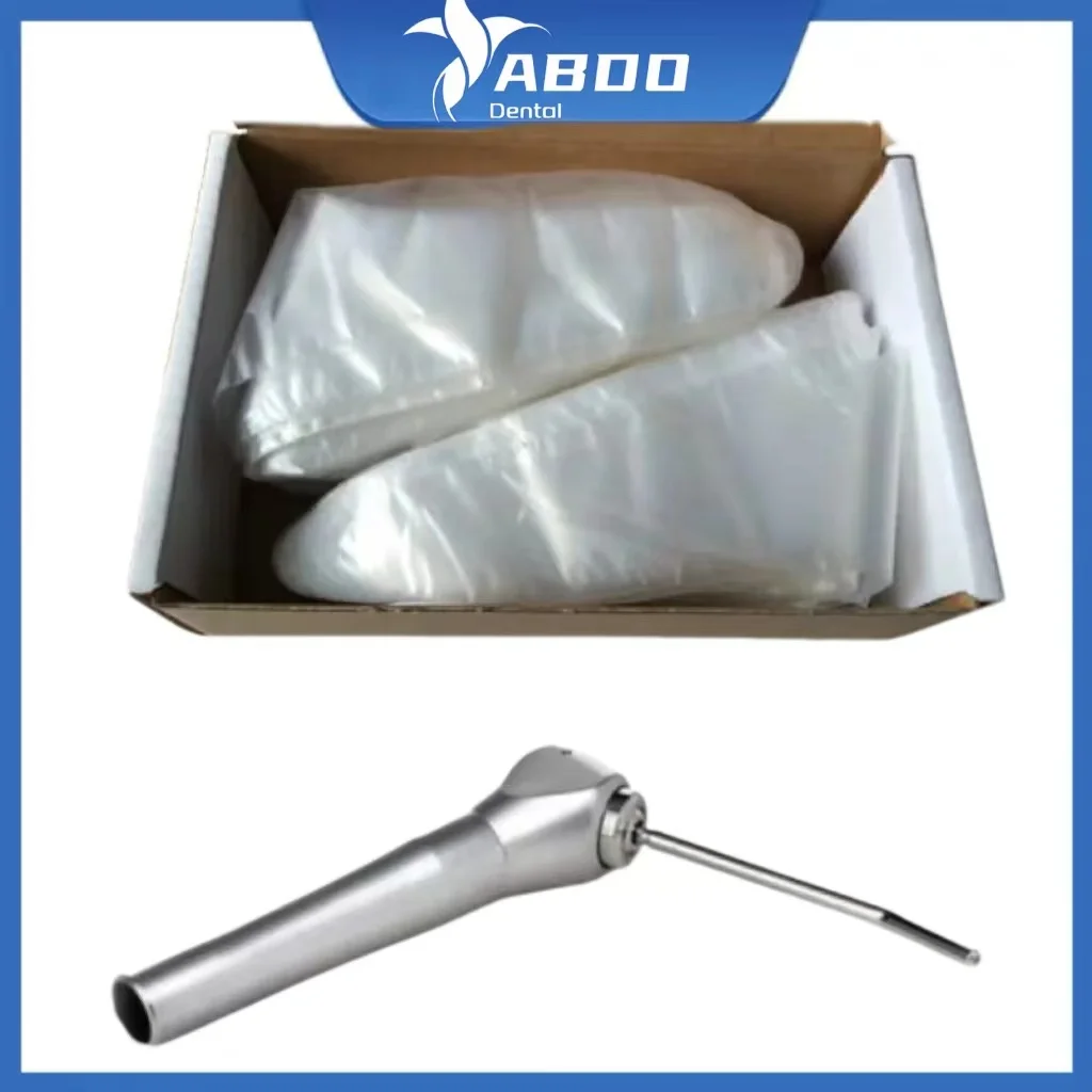 500 PCS/box Dental Three Way Gun Syringes Sleeves Dental Tool Film Protective Cover Dentistry  Material