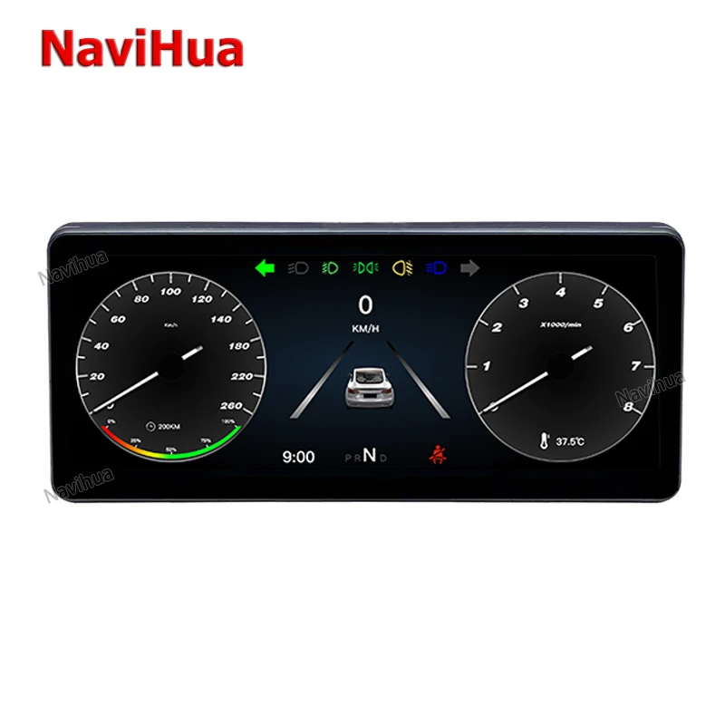 Navihua New Product Digital Cluster Android Car LCD Dashboard For Tesla Model 3 Model Y Instrument Panel LCD Multifunctional