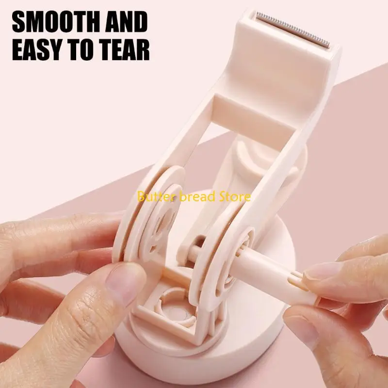 

W89C Suction Cup Tape Dispenser for Scrapbooking Adjustable Rotating Tape Cutter