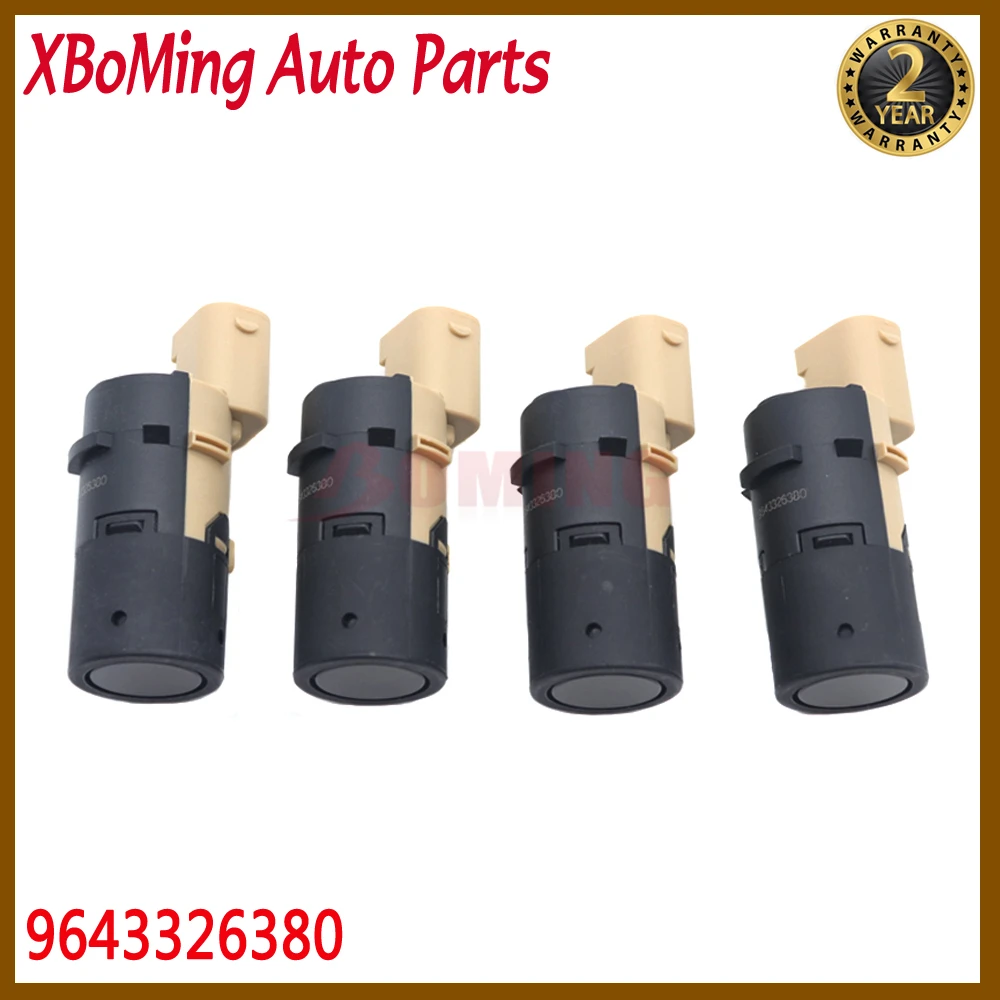 

CAR PDC 4PCS Parking Sensor 9643326380 For Citroen C2 C3 C4 Peugeot 1007 307 For Volvo S40 S60 S80 V50 V70 XC70 XC90 Renault