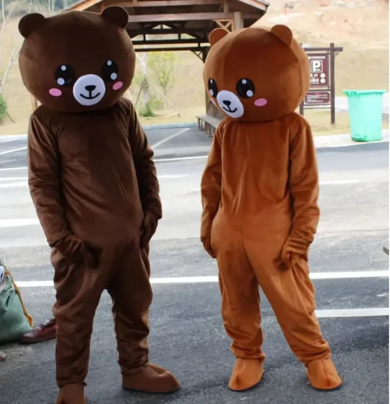 Brown Bear Mascot Costume Cartoon Characters Animal Carnival Activities Cosplay Identity V Cosplay