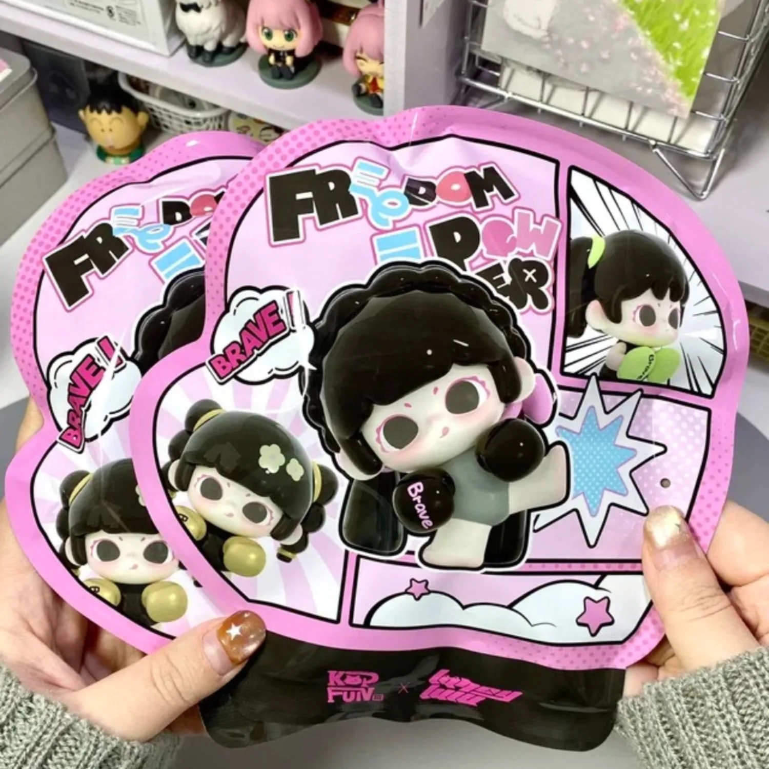 Luuちゃん コンパクト Lancy Lulu Freedom Is Power Series Mini Blind Box Cute Boxing Girl