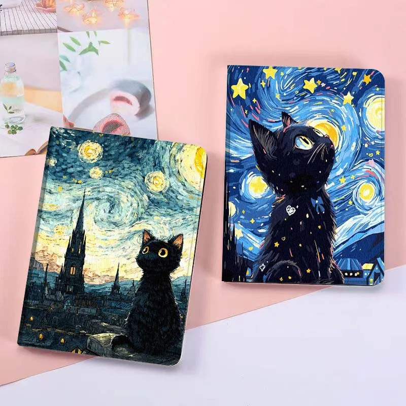 

Винтажный чехол с изображением кошки для Huawei MatePad Pro Air 12 X Honor Pad 8 V8 9 13 GT GT2 3 12,6 13,3 дюймов, чехол для планшета