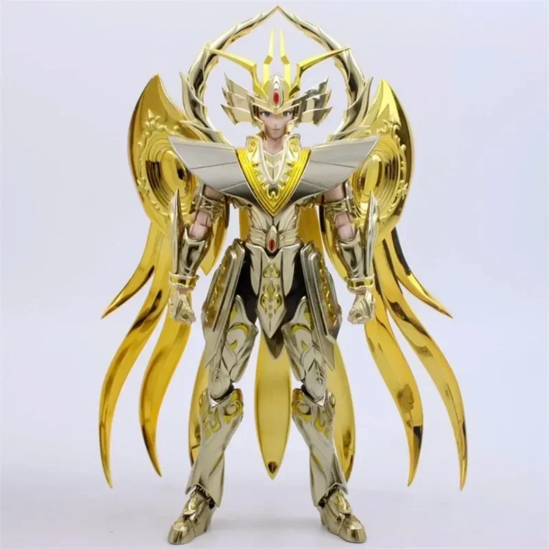 In Stock MC Saint Seiya Myth Cloth EX Leo Aiolia/Virgo Shaka/Aries Mu with Totem SOG Knights of Zodiac Action Figure Toy Gift