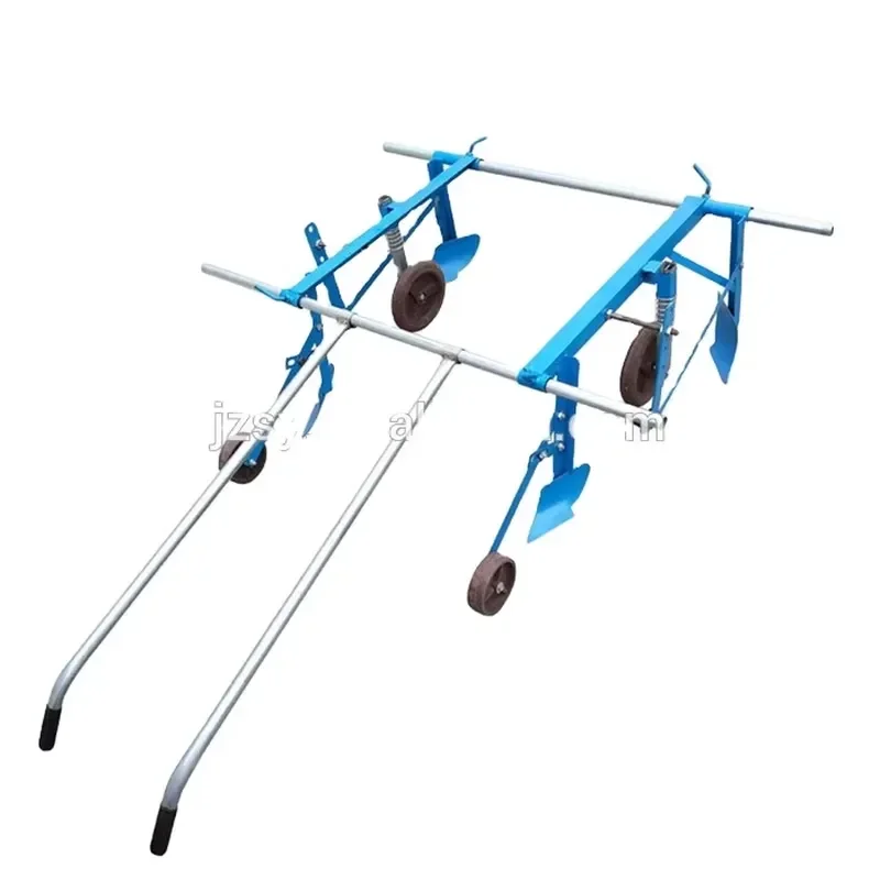 High Efficiency Agricultural Use Hand Pull Vegetable Seed Plastic Mulch Layer Machine/manual Plastic Layer Covering Machine