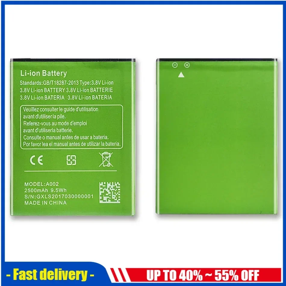 Bateria Large Capacity Mobile Phone Replacement Battery 2500mAh For TIMMY M7 A002 Octa Core MTK6592 5.5 Inch Batteries