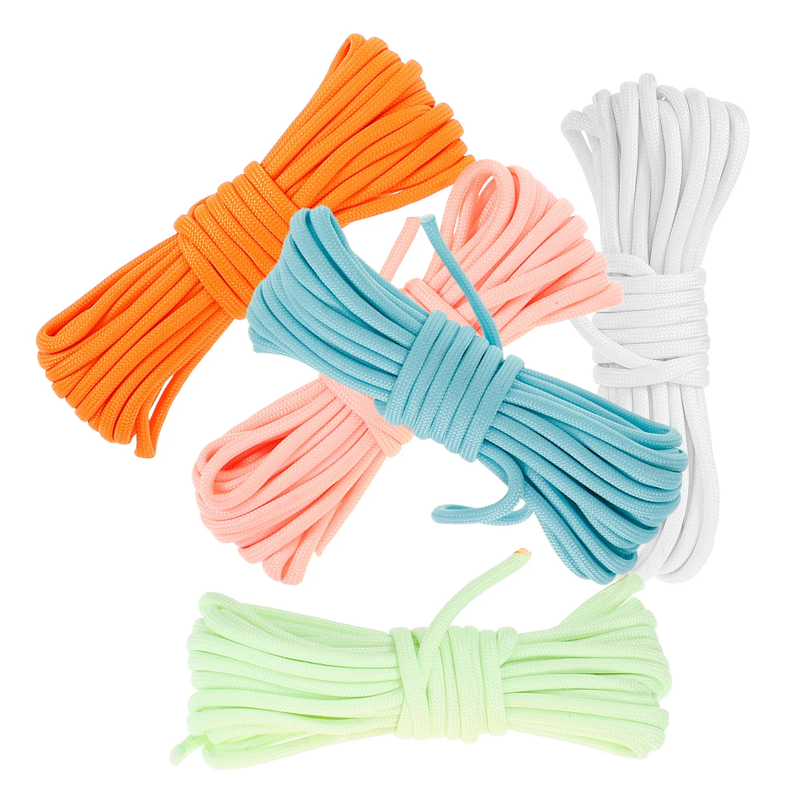 5 قطعة حبل خيمة عاكسة الثقيلة البوليستر التخييم في الهواء الطلق الحبل متعددة الوظائف مقاومة للاهتراء حبل لقطب الخيمة مرونة #1