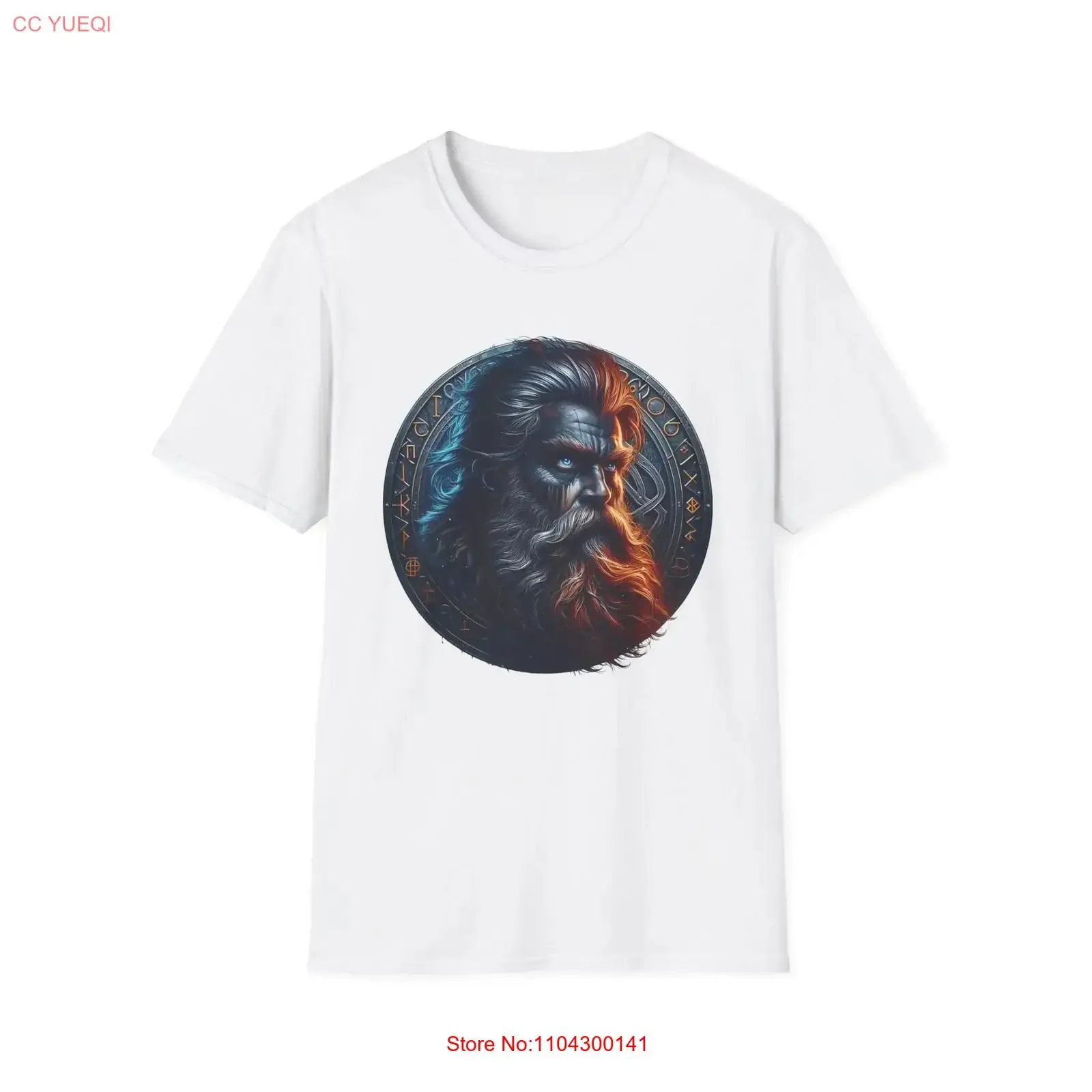 Mystical Bearded God T Shirt Mythology vintage Washed Comfortable streetwear Unisex Stylish graphic Slightly