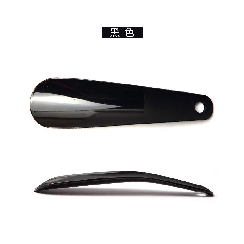 1 PC 16cm Shoe Horns Plastic Spoon Shape Flexible Lazy Shoe Helper Shoes Lifter Pull Shoehorn Slip Handle Shoehorn