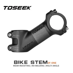 TOSEEK ZF-ONE Bike Stem Mountain Bicycle Handlebar Stems Angle 25 / 35 Degrees Diameter 28.6X31.8mm