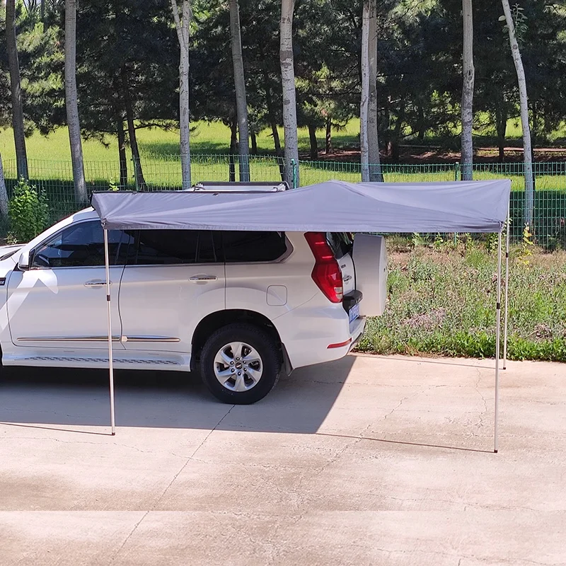 خيمة مظلة جانبية للسيارة 4WD مع خيمة تظليل للشمس على جدار غرفة الملحق #3