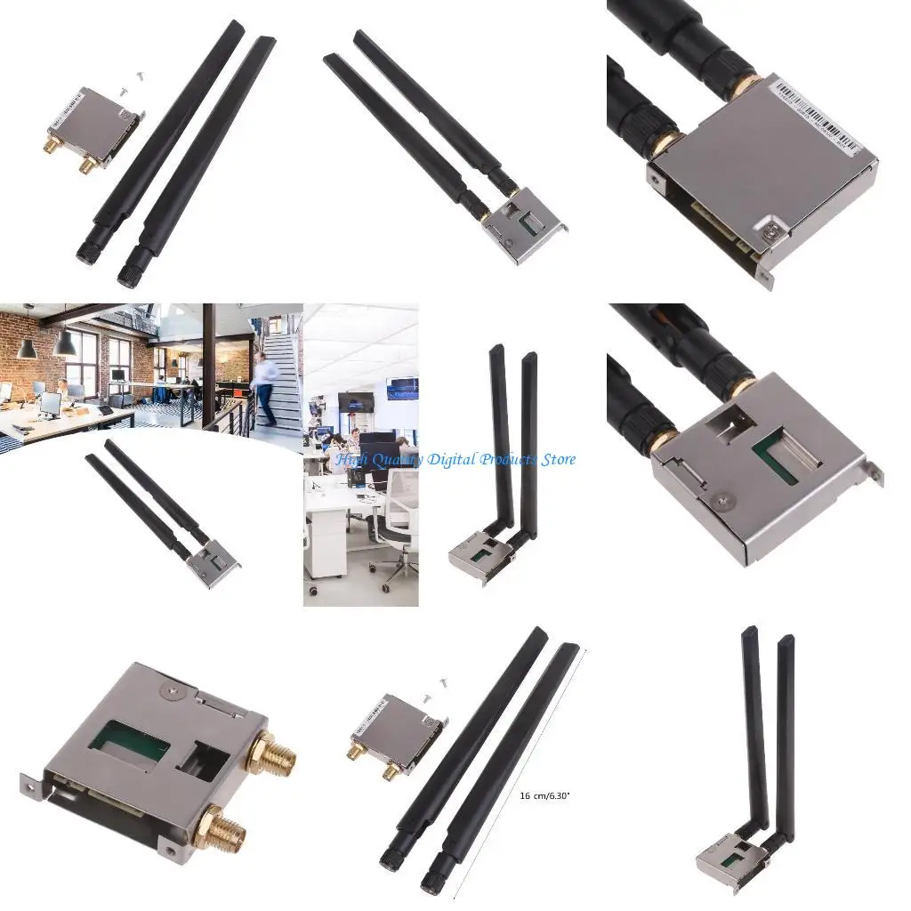 

U2JE 3000Mbps AX210NGW Wifi Card TriBand Wireless WiFi6E Networks Card 802.11ac ax