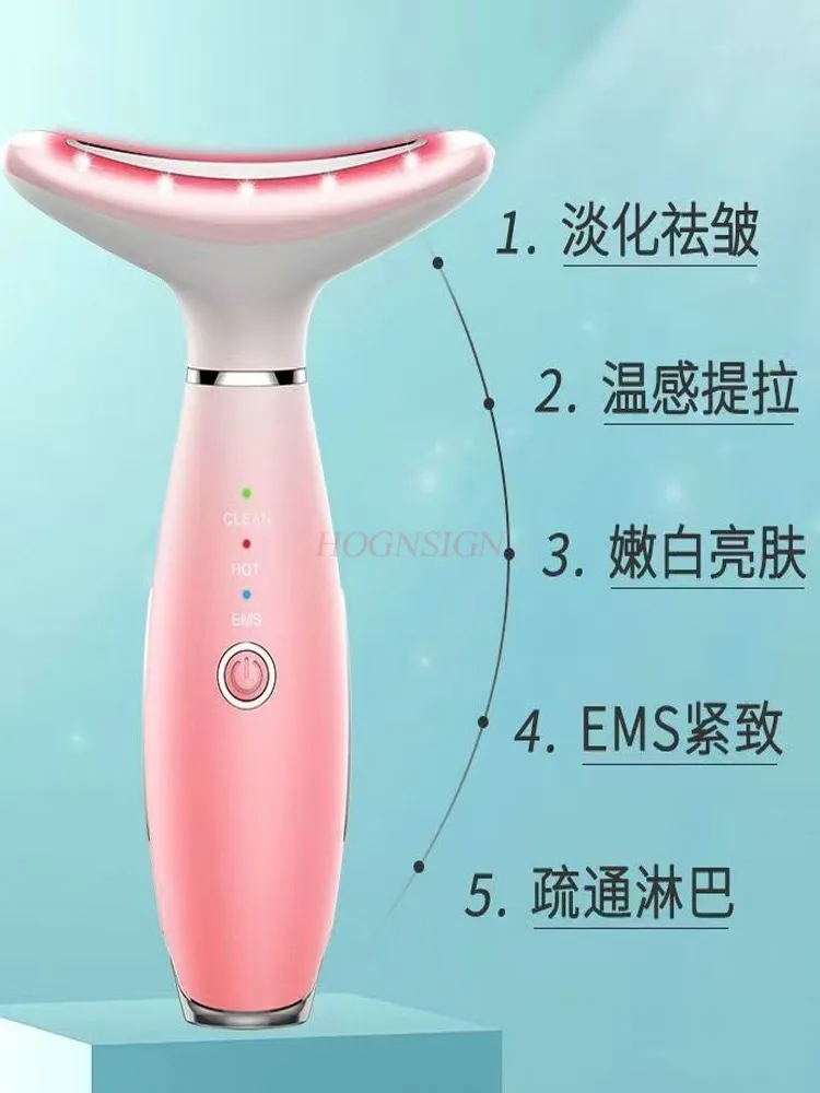 Neck Massage Device for Removing Neck Wrinkles Micro Current Neck Beautifying Device for Nourishing Skin and Neck Care