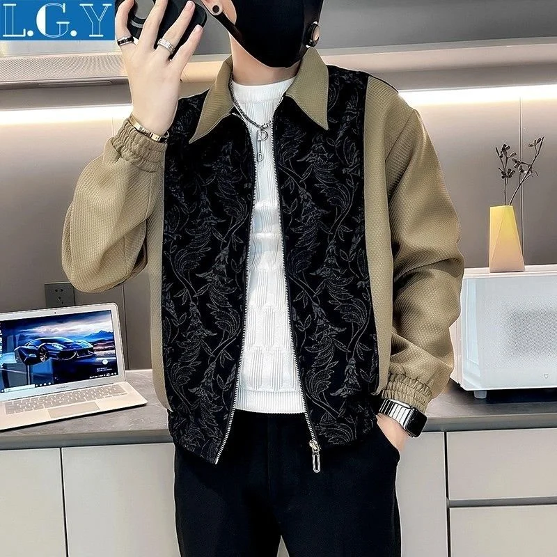 نمط الرجال سترة الخريف والشتاء الربط قمم سترة جديدة عارضة وعصرية متعددة الاستخدامات