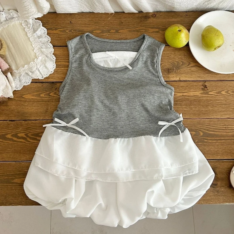 New Summer Baby Girls Clothes Suit Children Cute Sleeveless Vest Shorts 2Pcs/Set Infant Clothing Toddler Costume Kids Tracksuits