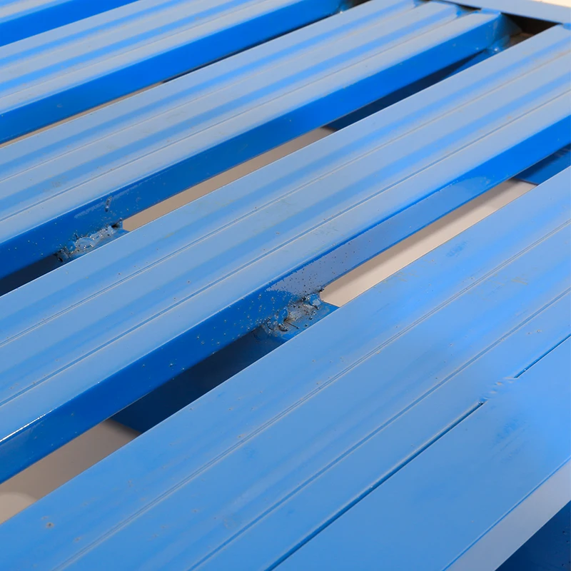 Wholesale Eco-Friendly Steel Pallet Heavy Duty Single Faced Recycled 4-Way Entry for Industrial Rack and Transportation