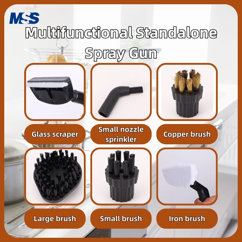 Multi Functional Handheld Steam Cleaner  1200W High Temperature And High Pressure Steam Cleaning Machine