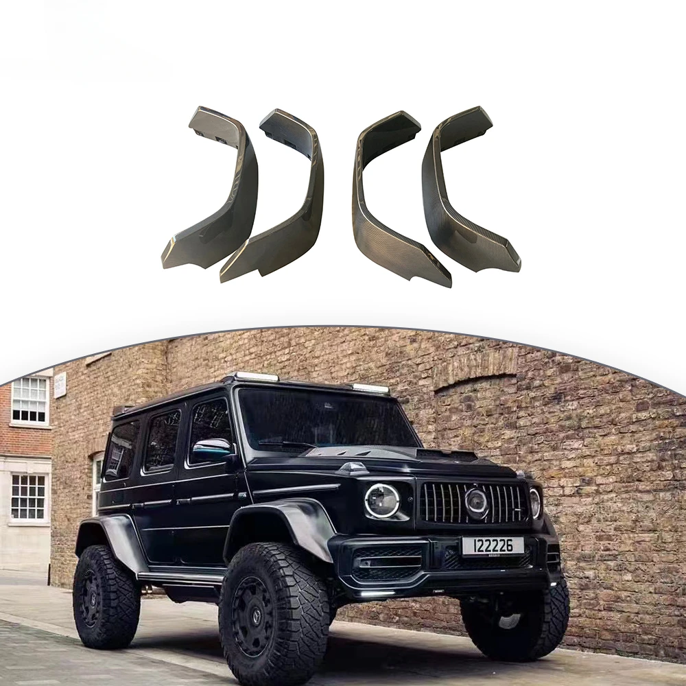 After 2019 Year W464 w463 g63 g500 Dry Carbon Fiber 4X4 Wide Fender Flares For W463a g500 g550 Wheel Arches Over Fender