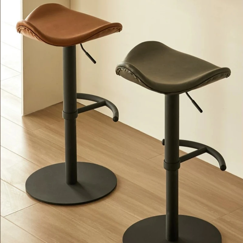 Nordic Outside Barstool Bar Chair Relaxing Modern Minimalist Dining Room Bar Chair Nordic Chaise De Bar Velour Hotel Furniture