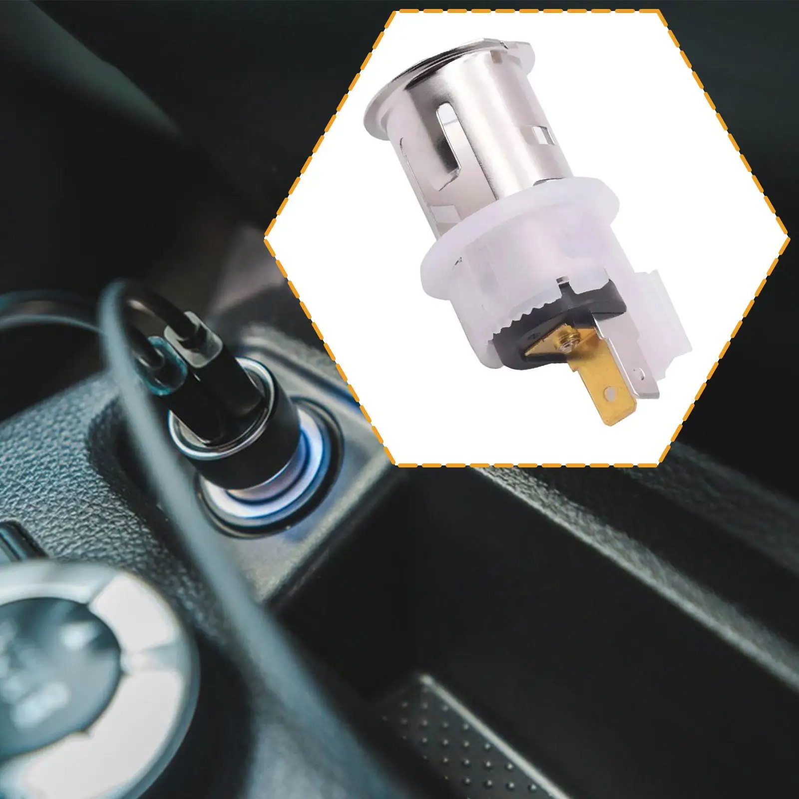 

Cigarette Lighter Socket Sturdy Easy to Install Accessories for Hyundai