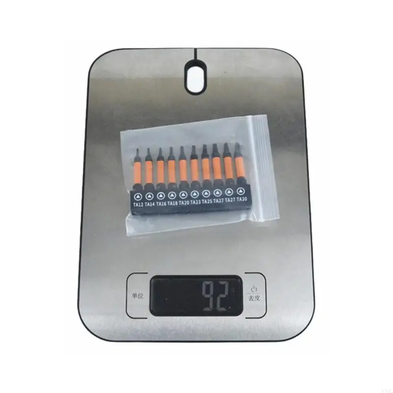 10pcs Thiết kế công thái học Tương con tuốc nơ vít Bit thích hợp cho nhiều người sử dụng Y4QC