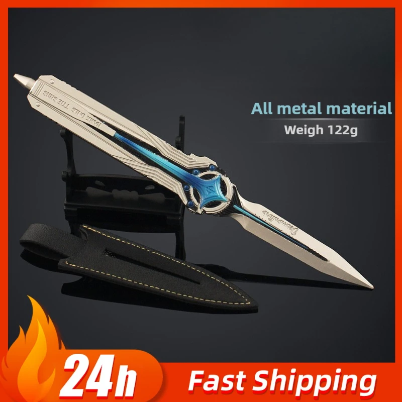 9.45in دلتا فورس لعبة الأجهزة الطرفية بولاريس سكين جيب الحافظة نموذج تأثيري التدريب السيف لعبة معدنية نموذج الحلي الصبي هدية