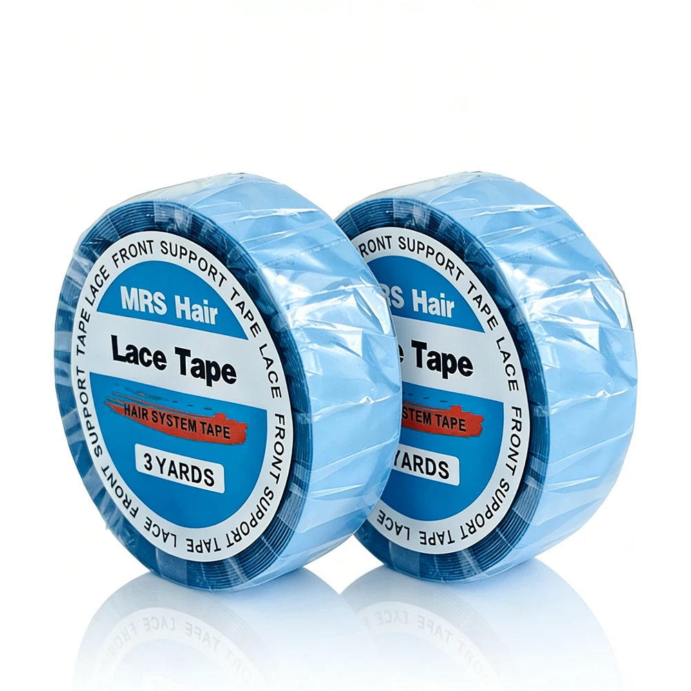 

Super Hold Blue Double Sided Tape For Lace Front Wig Toupee Hair System Waterproof Strong Adhesive Hair Extension Replacement