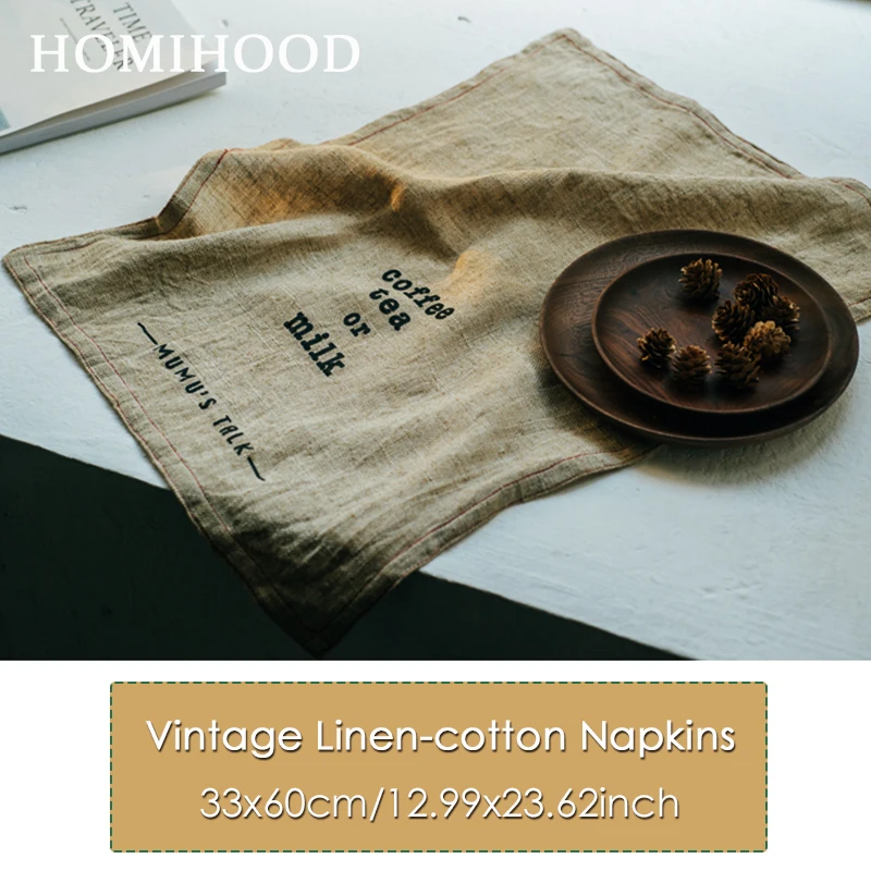 Retro Pure Linen Cloth Napkin Food Photography Background Props Old Scenes Shooting Desktop Decoration Mat Kitchen Napkin