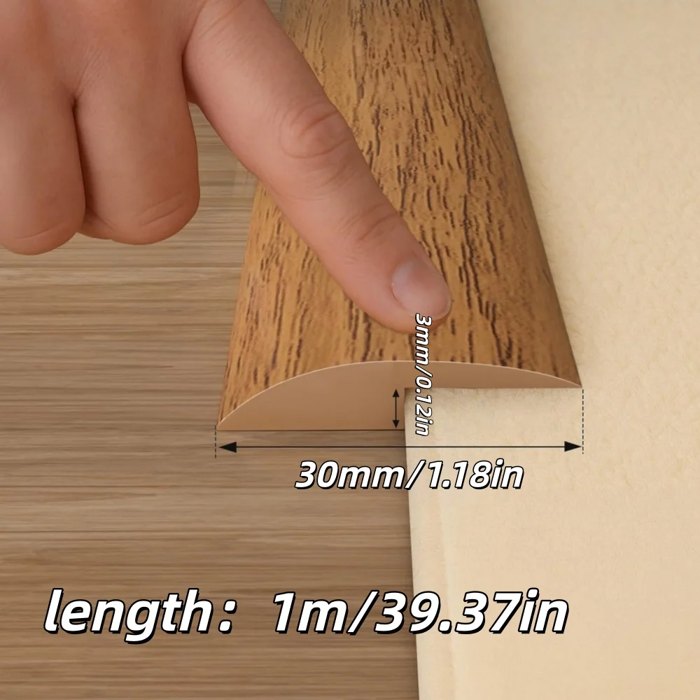 1 لفة 1 متر × 3 سنتيمتر السجاد ذاتية اللصق إلى البلاط متفوقا قطاع الكسوة مقاومة للاهتراء كوتابل عتبة غطاء المدخل مقسم الشريط