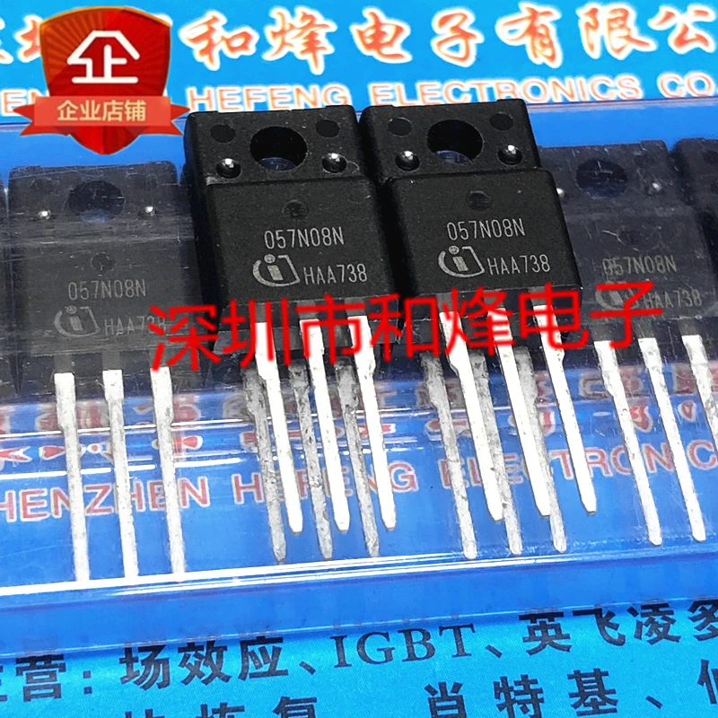 

30pcs original new 057N08N IPA057N08N3G TO-220F 80V 80A